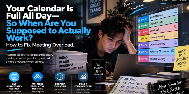 Your Calendar Is Full All Day—So When Are You Supposed to Actually Work? How to Fix Meeting Overload